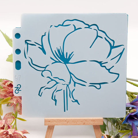 Inlovearts Pretty Flower Painting Stencils (5 Choices)