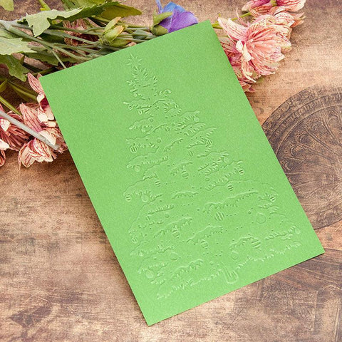 Inloveart Christmas Tree Emboss Folders