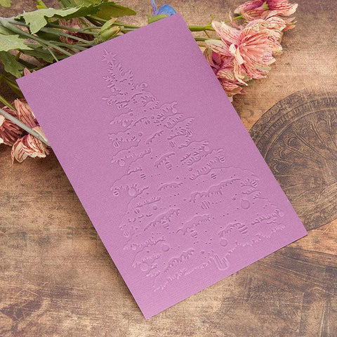 Inloveart Christmas Tree Emboss Folders