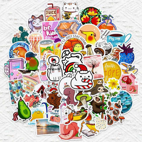 Small Fresh Children's Cute Cartoon Animal Stickers