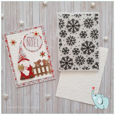 Inlovearts Snowflake Emboss Folders