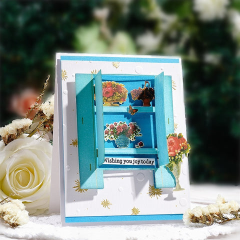 Inlovearts 3D Window Metal Cutting Dies