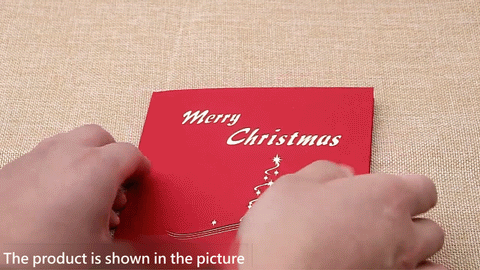Christmas Tree Three-dimensional Greeting Card