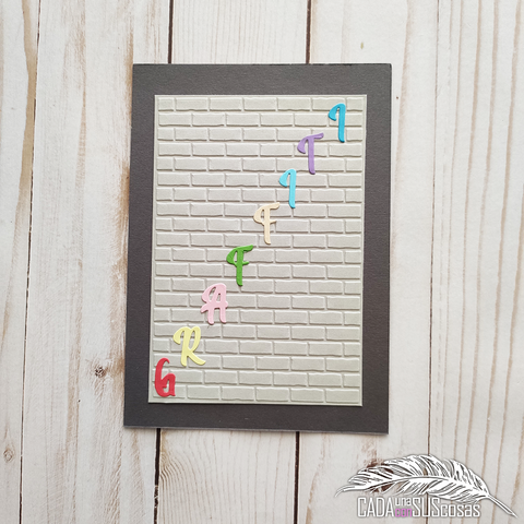Wallpaper Type Embossing Folder - Inlovearts