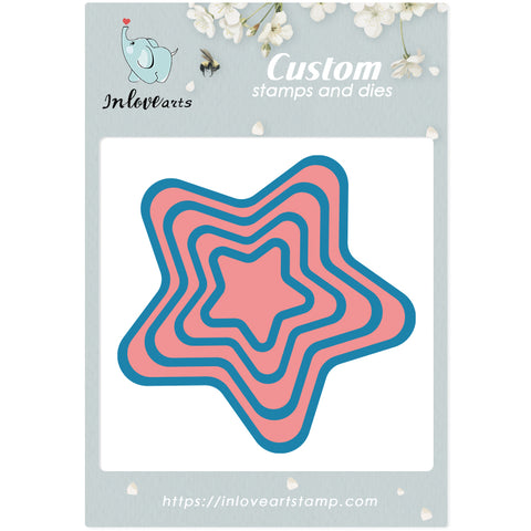 Inlovearts 2 Shapes Nesting Dies