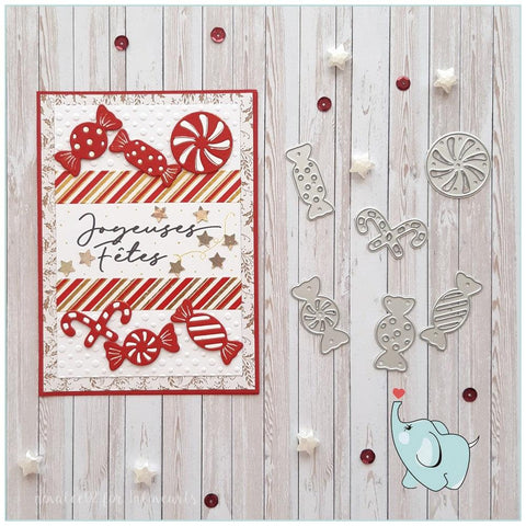 Inloveartshop Multiple Sweet Candies Tag and Decoration Cutting Dies