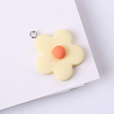 Inloveartshop 10Pcs Color Hyuna Earrings All-match Handmade Flower Ear Clip Earrings Pendant Decorations