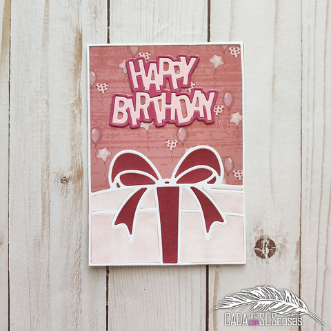 Inloveartshop Creative Birthday Gift Background Cutting Dies
