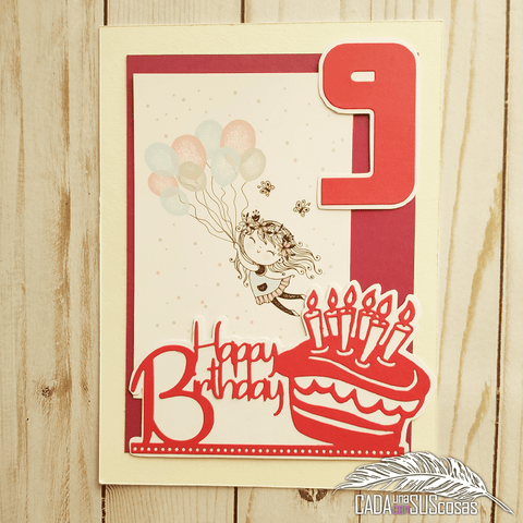 Inloveartshop "Happy Birthday" Cutting Dies