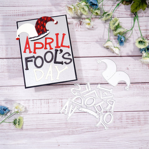 Inlovearts "April Fool's Day" Word Metal Cutting Dies