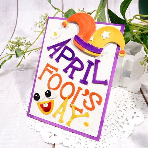 Inlovearts "April Fool's Day" Word Metal Cutting Dies