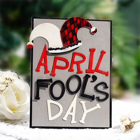Inlovearts "April Fool's Day" Word Metal Cutting Dies