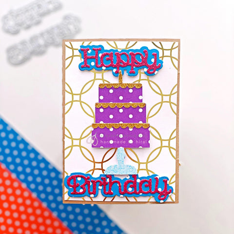 Inloveartshop Happy Birthday Blessing Cutting Dies