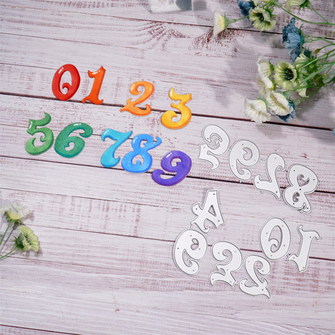Inloveartshop Beautiful Number Cutting Dies