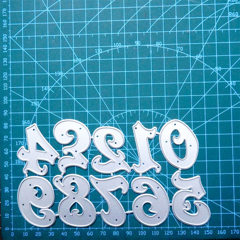 Inloveartshop Beautiful Number Cutting Dies