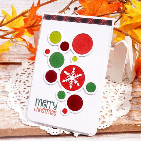 Inlovearts Bubble Border Metal Cutting Dies