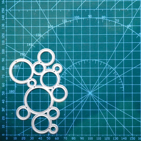 Inlovearts Bubble Border Metal Cutting Dies