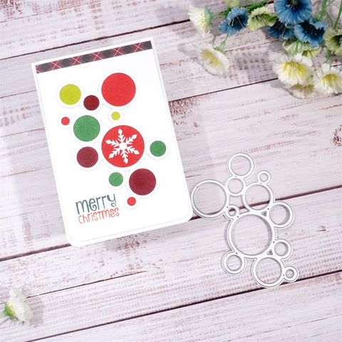 Inlovearts Bubble Border Metal Cutting Dies