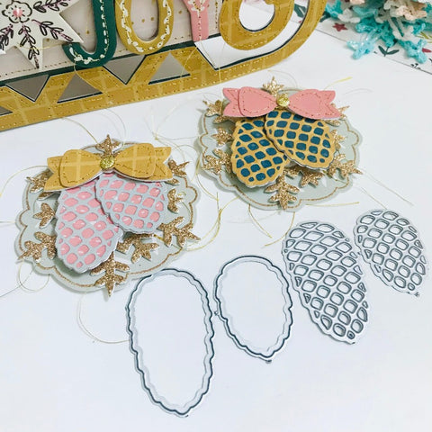 Inloveart Pine Cones Metal Cutting Dies