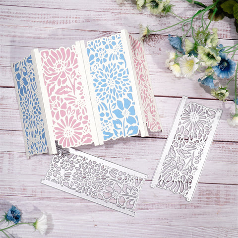 Inlovearts Chrysanthemum Border Metal Cutting Dies