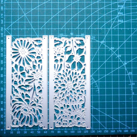 Inlovearts Chrysanthemum Border Metal Cutting Dies