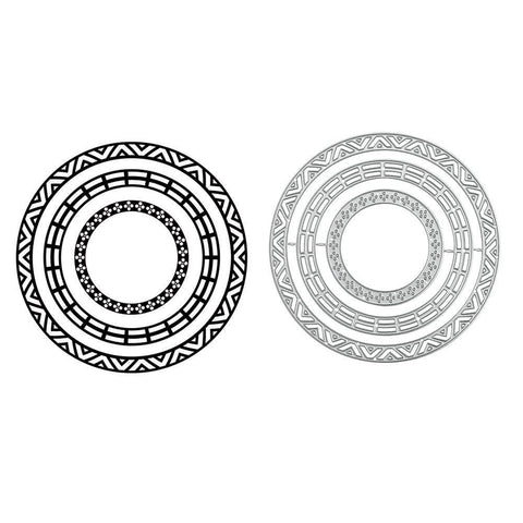 Round Frame Nesting Dies - Inlovearts