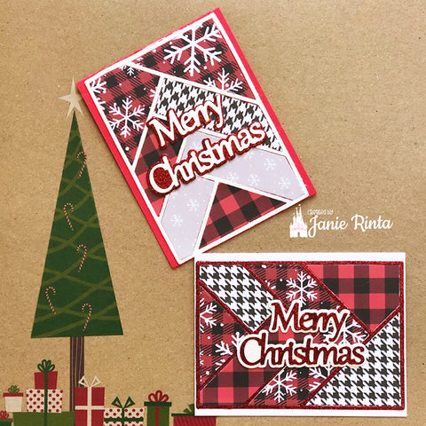 Inlovearts Splicing Rectangular Background Board Cutting Dies
