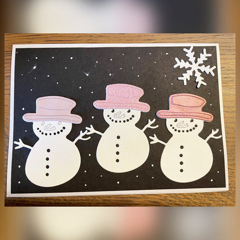 9 Pcs Exquisite Snowflake Christmas Theme Cutting Dies