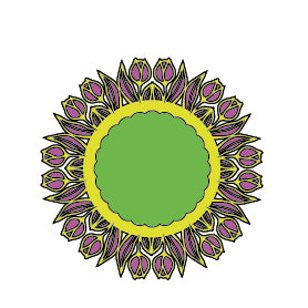 Flower Frame and Border Combined Cutting Dies