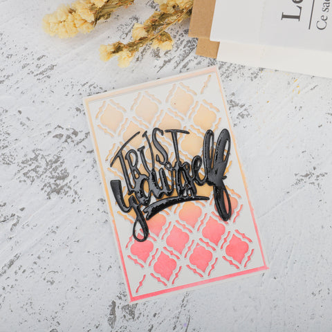 Crosswise Diamond Grid Background Dies - Inlovearts