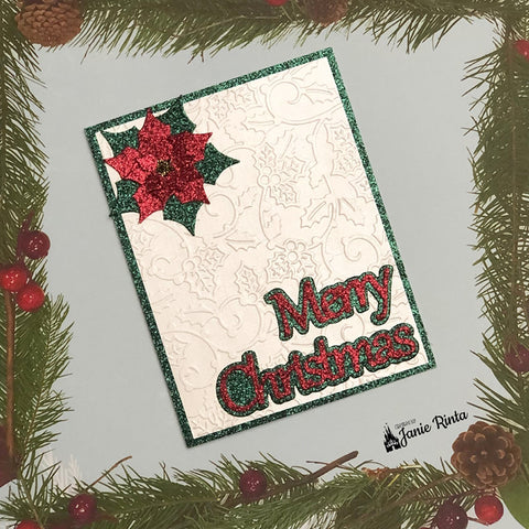 Inloveartshop Poinsettia Petal & Leaves Decor Nature Cutting Dies