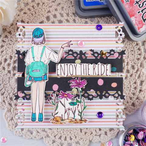 Inlovearts Crown Lace Border and Frame Cutting Dies