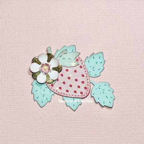 Inlovearts Strawberry Combined Cutting Dies