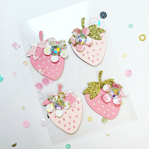 Inlovearts Strawberry Combined Cutting Dies