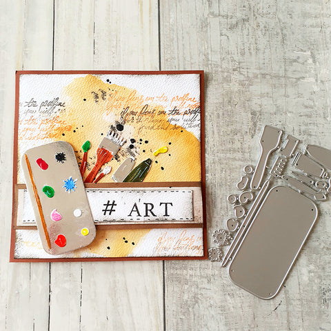 Inlovearts Painting Tool and Palette Cutting Dies