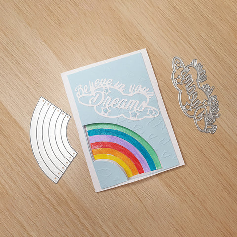 Inlovearts Rainbow Decor Cutting Dies