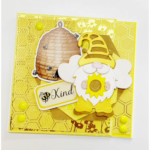 Inlovearts Gnome in Bee Costume Cutting Dies