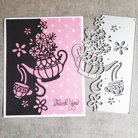 Inlovearts Afternoon Tea Border Cutting Dies