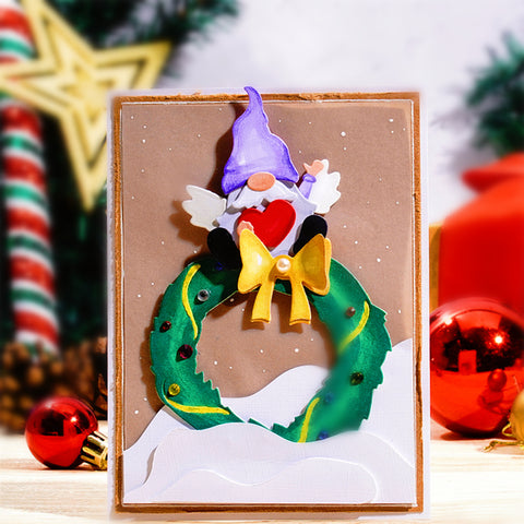 Inlovearts Gnome and Christmas Garland Cutting Dies