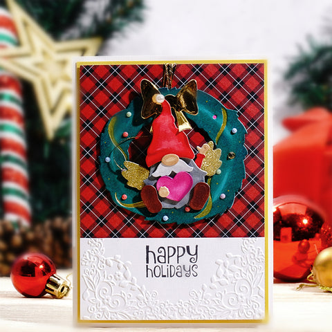 Inlovearts Gnome and Christmas Garland Cutting Dies