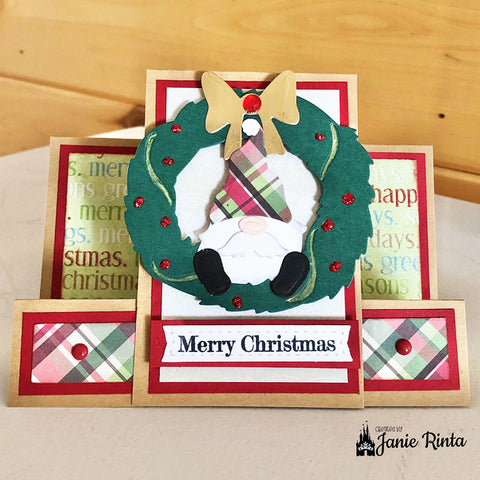 Inlovearts Gnome and Christmas Garland Cutting Dies