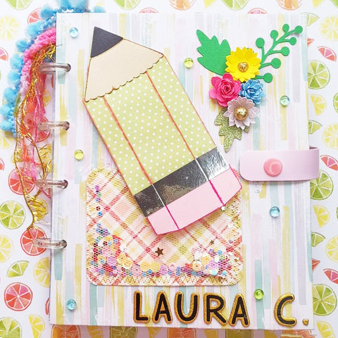 Inloveartshop Large Size Cute Pencil Cutting Dies