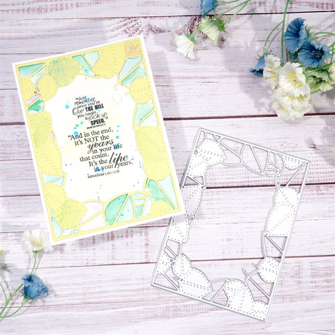 Inlovearts Leaves Frame Metal Cutting Dies