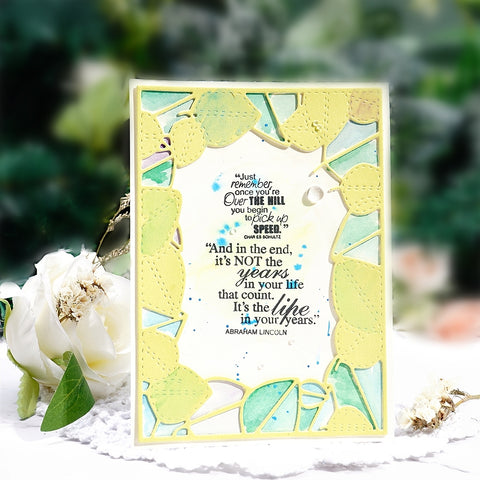 Inlovearts Leaves Frame Metal Cutting Dies