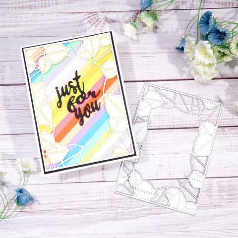 Inlovearts Leaves Frame Metal Cutting Dies