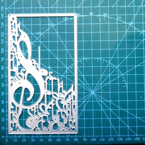 Inlovearts Music Note Frame Cutting Dies