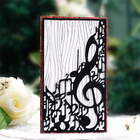 Inlovearts Music Note Frame Cutting Dies