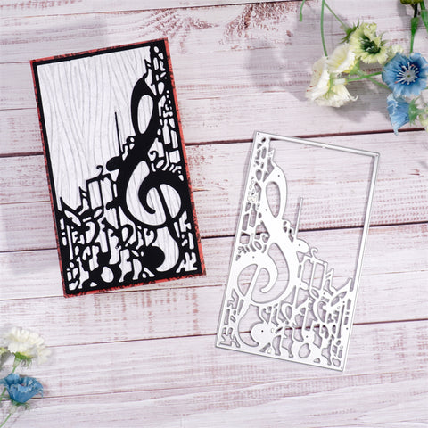 Inlovearts Music Note Frame Cutting Dies