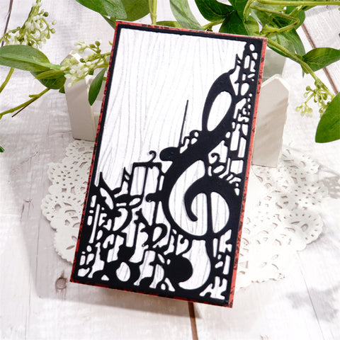 Inlovearts Music Note Frame Cutting Dies