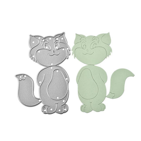 Inloveartshop Cute Cat Cutting Dies